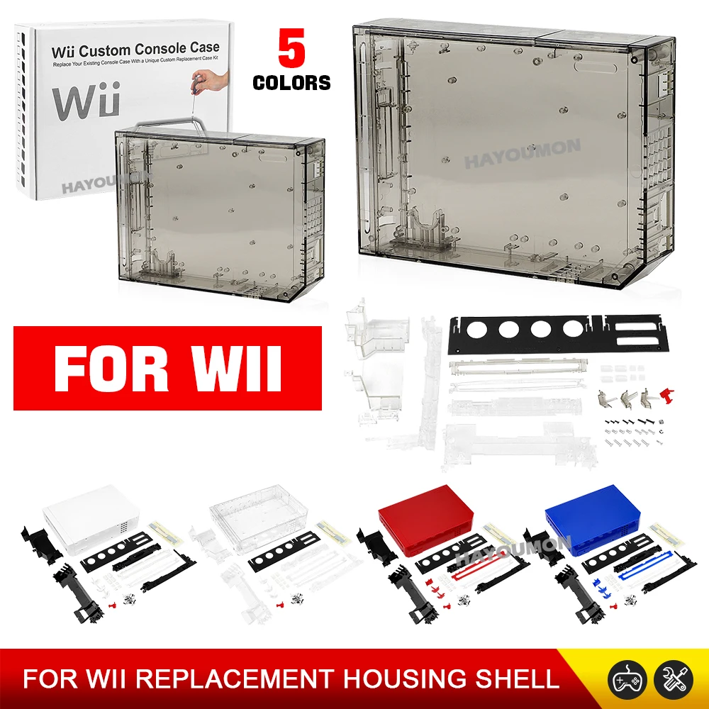 Gaming Console Buttons - NOWY Ulepszony Zestaw TRN Black do