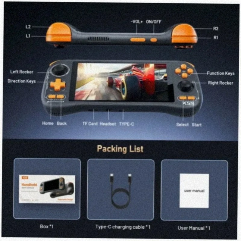 Konsola do gier KINHANK K59, p – Gaming Console Under 5000 recenzja i cena