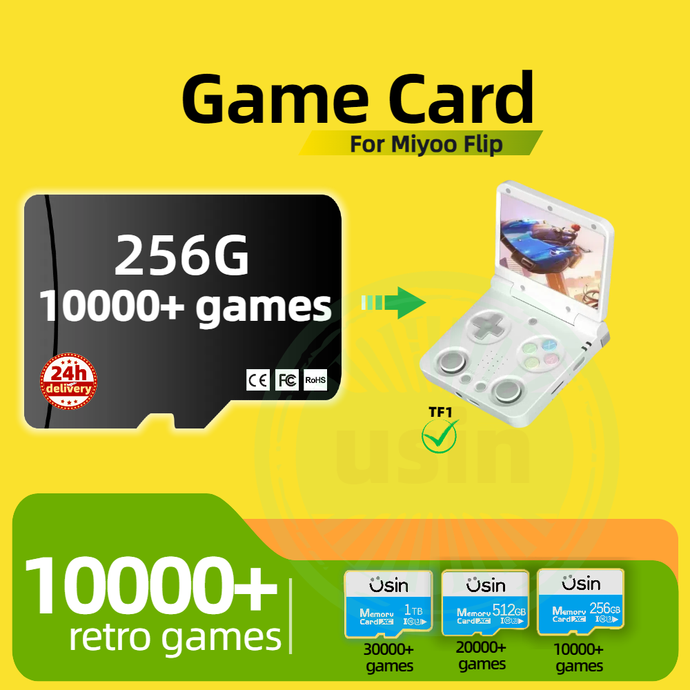 Karta do gry Miyoo Flip 30000+ – Gaming Console Latest recenzja i cena