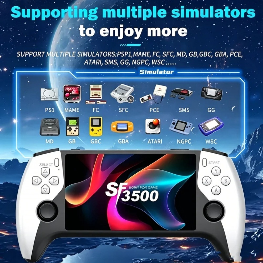 Konsola przenośna SF3500 5 cal – Gaming Console Buttons recenzja i cena